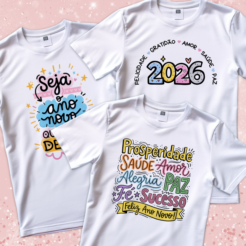 Pack FELIZ ANO NOVO - Artes canecas e camisetas - Imagem 10