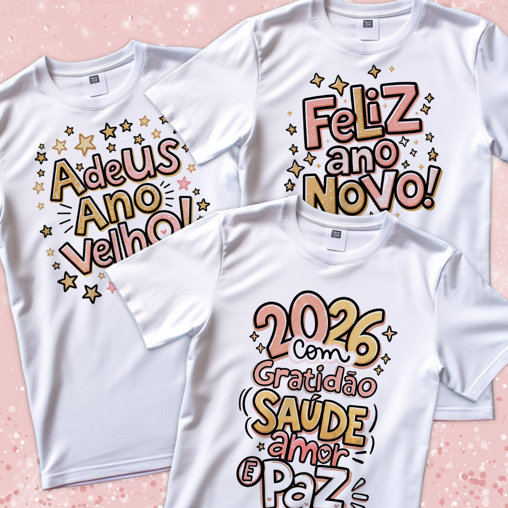 Pack FELIZ ANO NOVO - Artes canecas e camisetas - Imagem 11