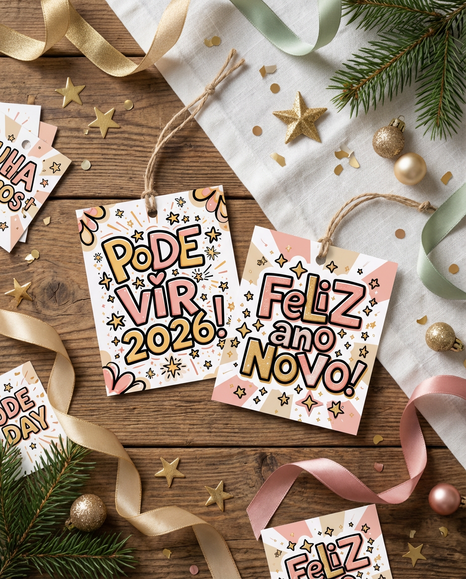 Pack FELIZ ANO NOVO - Artes canecas e camisetas - Imagem 18