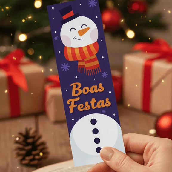 PDF Marca página natalino com calendário | 2026 - Imagem 4