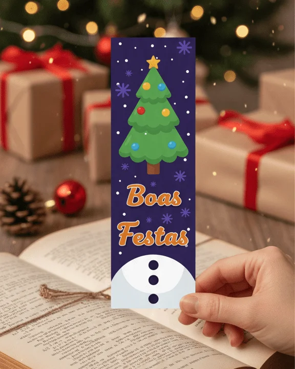 PDF Marca página natalino com calendário | 2026 - Imagem 2