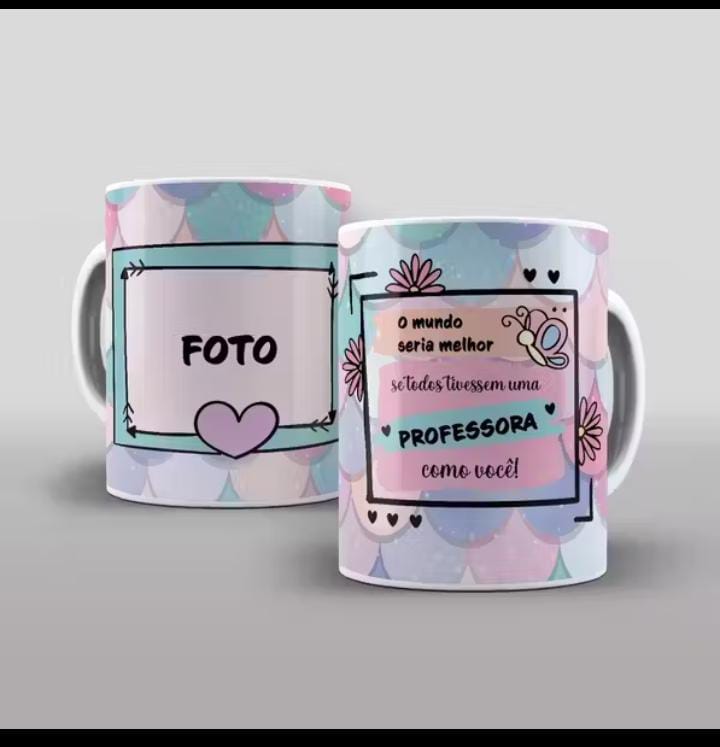 ARTE PARA CANECA- O MUNDO SERIA MELHOR SE TODOS TIVESSEM UMA PROFESSORA COMO VOCÊ - Imagem 2