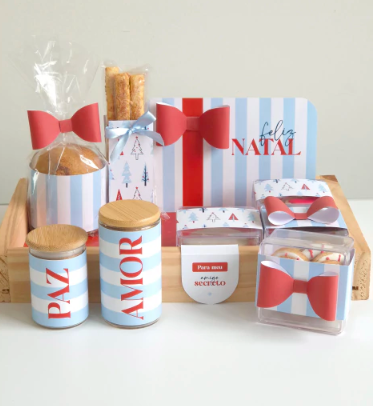 Kit para Cesta Mesa Posta – Natal - Imagem 2