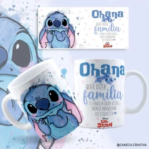 Stitch Ohana – Arte Avulsa Caneca