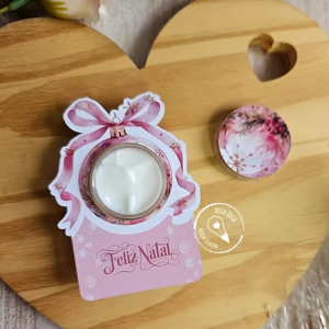 Cartao Mini Hidratante – Natal Rosa 2025 (Bella Ideia)