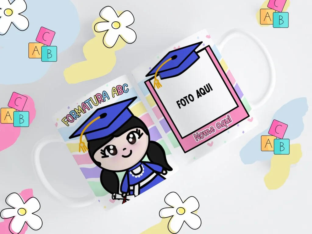 Kit Digital | Canecas – Formatura ABC Meninas - Imagem 2