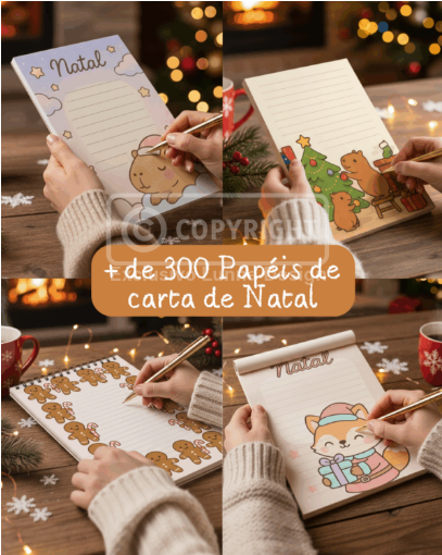 Papeis de Carta Natal