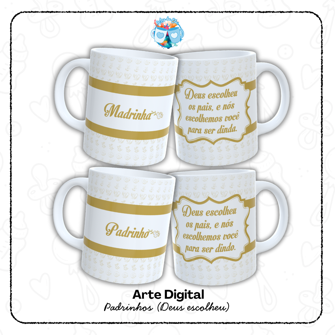 Padrinhos –Combo Arte Caneca - Imagem 7