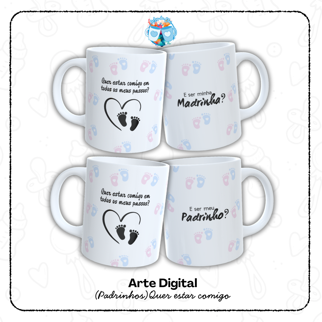 Padrinhos –Combo Arte Caneca - Imagem 5