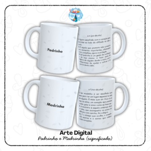 Padrinhos –Combo Arte Caneca