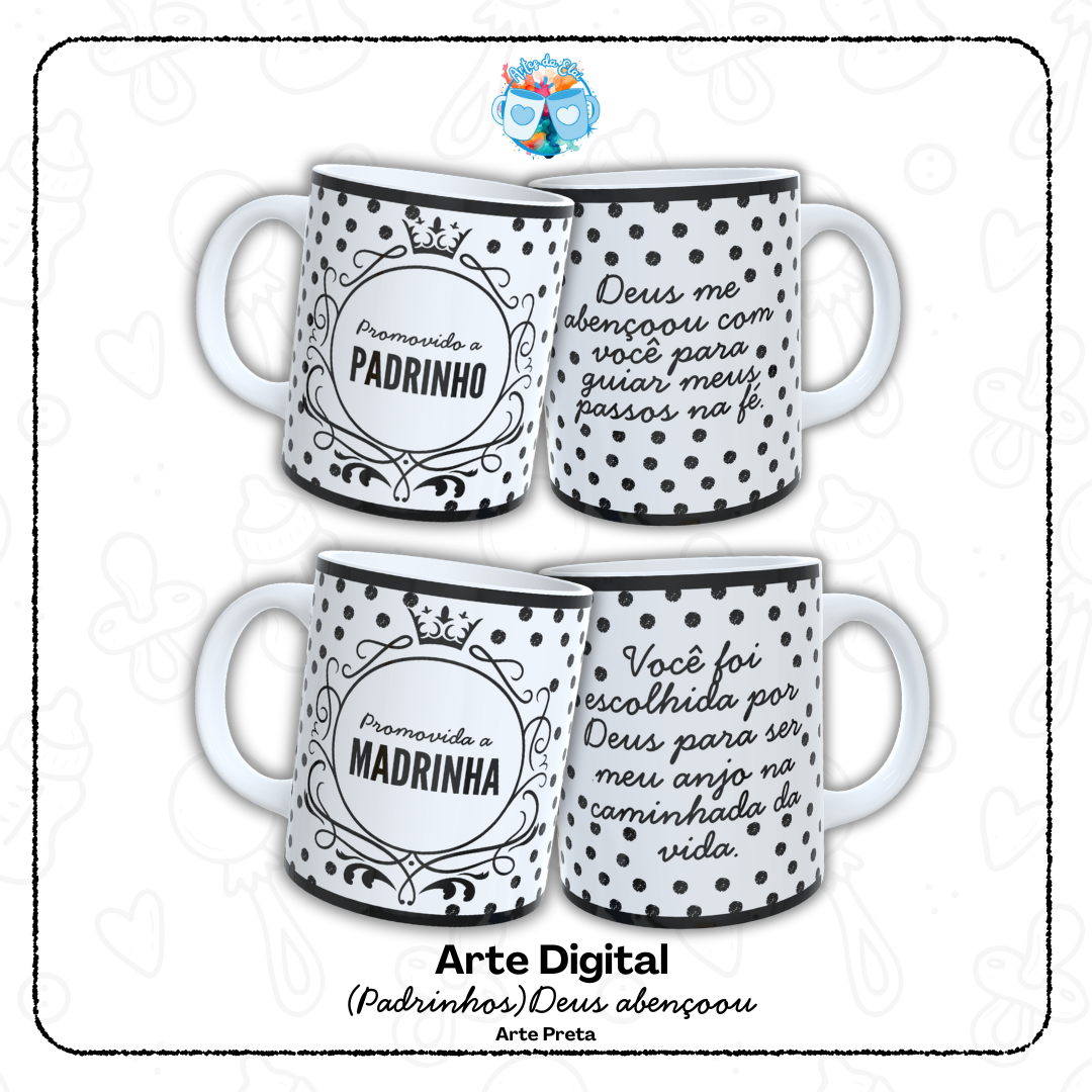 Padrinhos –Combo Arte Caneca - Imagem 3