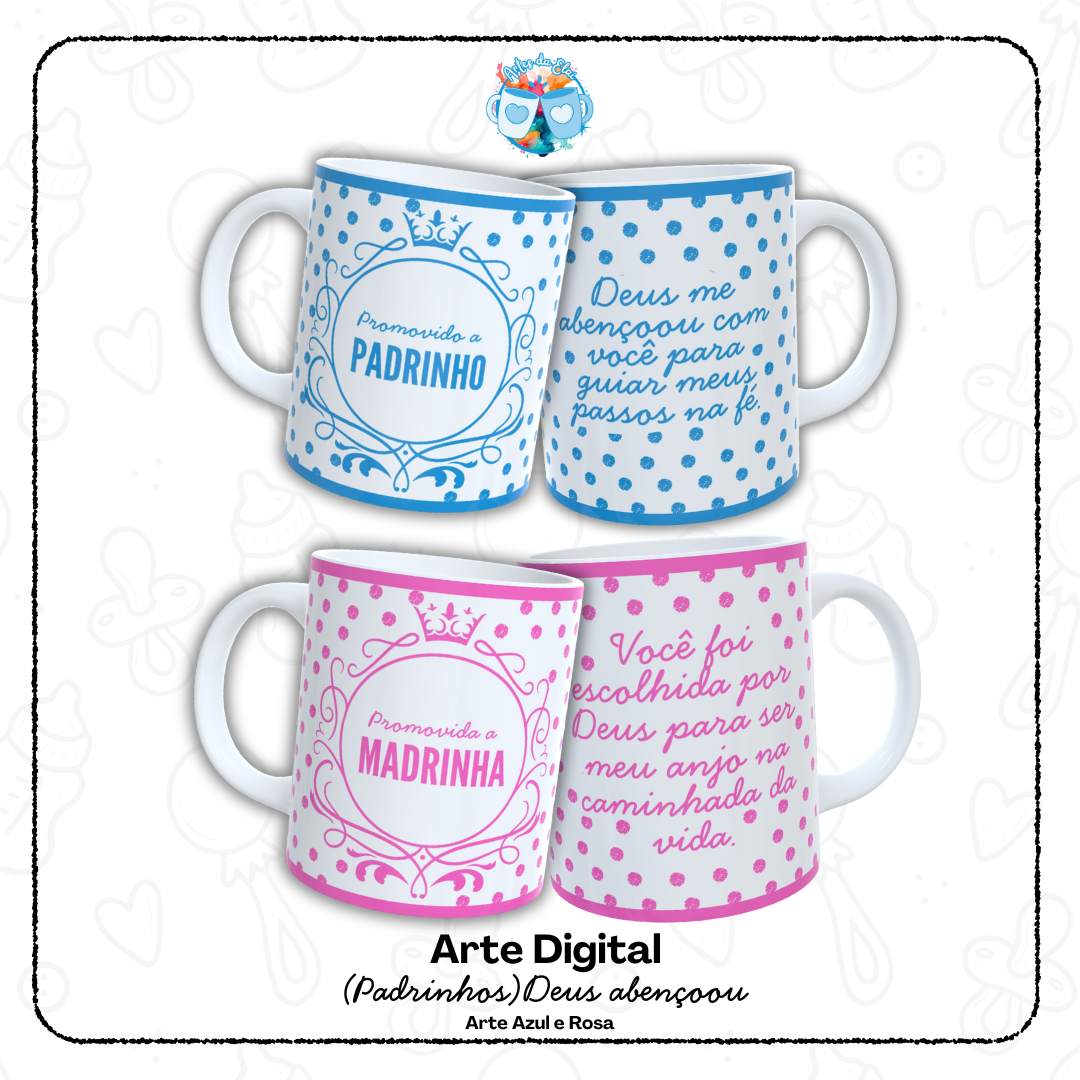 Padrinhos –Combo Arte Caneca - Imagem 2