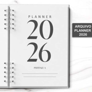 Planner 2026 Neutro (Bicho Papel)