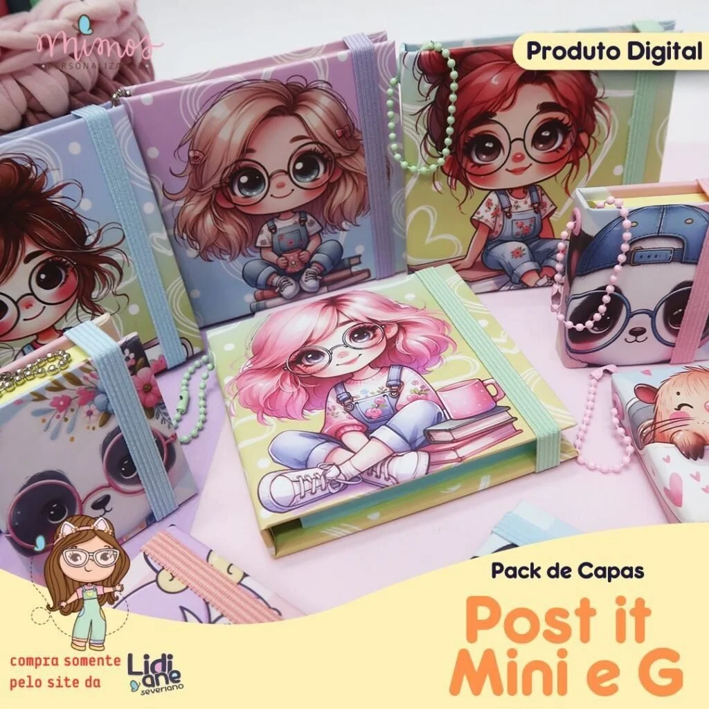 Pack Capas – POST IT MINI E G (Mimos Personalizados)
