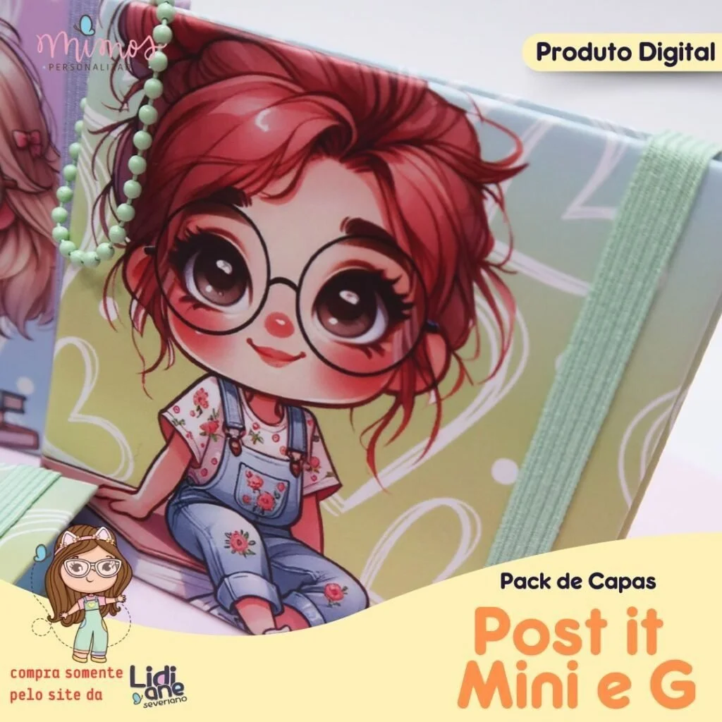 Pack Capas – POST IT MINI E G (Mimos Personalizados) - Imagem 4