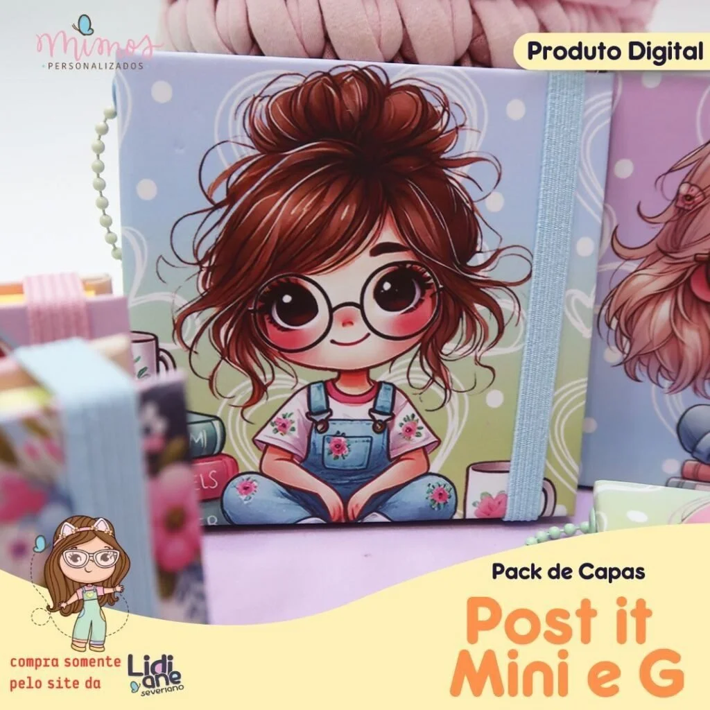 Pack Capas – POST IT MINI E G (Mimos Personalizados) - Imagem 2