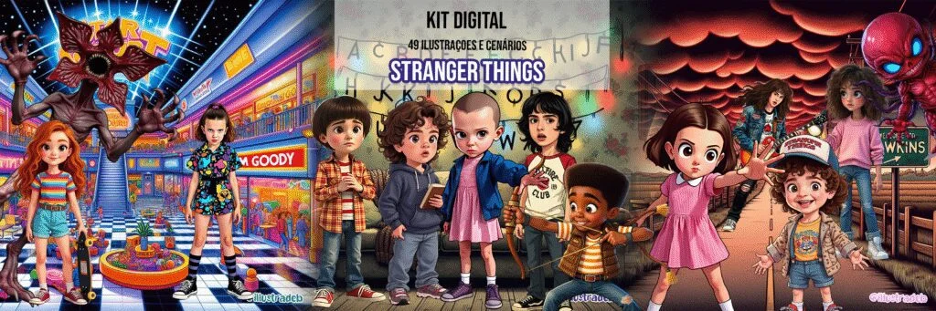 Stranger Things 3D – Kit Digital