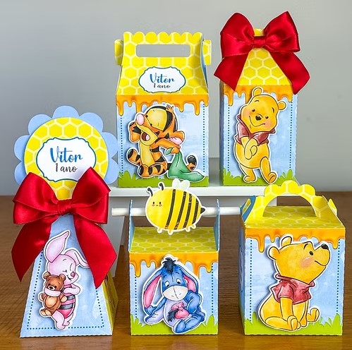 URSINHO POOH - KIT FESTA PRONTA