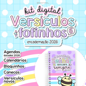Versículos Fofinhos 6 – Encadernação 2026
