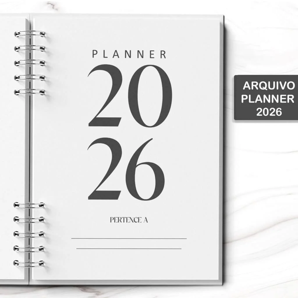 Planner 2026 Neutro (Bicho Papel) - Imagem 3