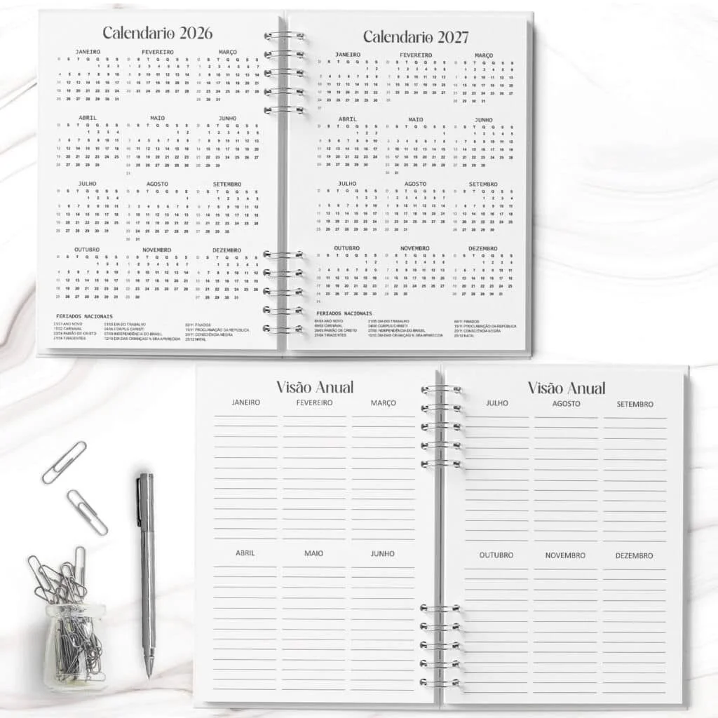 Planner 2026 Neutro (Bicho Papel) - Imagem 2