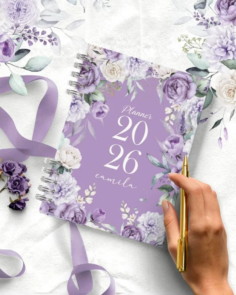 Planner 2026 Coleção Violeta - Imagem 7