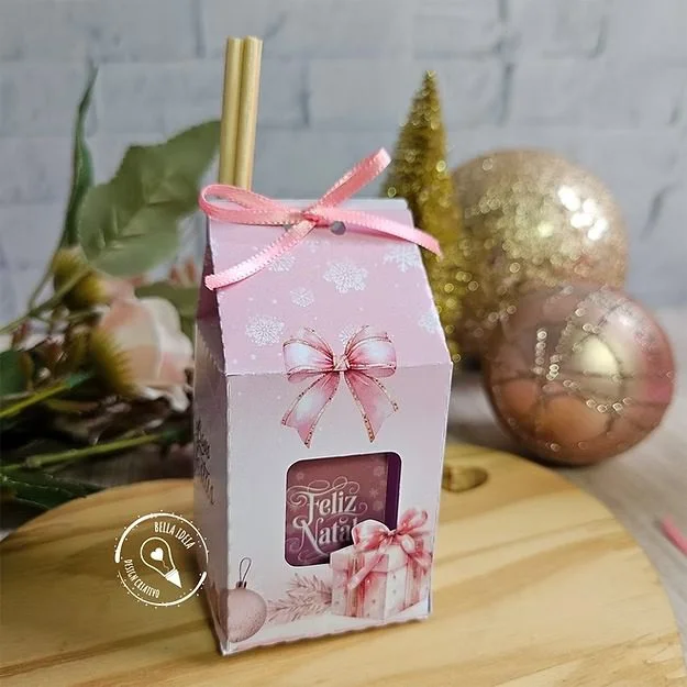 Caixa Aromatizador – Natal Rosa 2025 (Bella Ideia) - Imagem 2