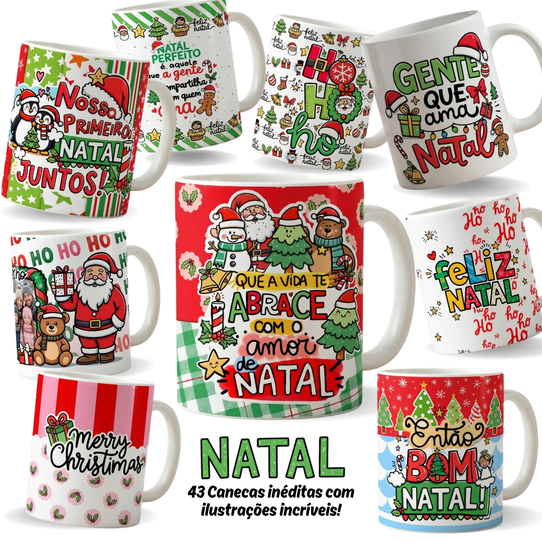 CANECAS Artes inéditas NATAL 2025