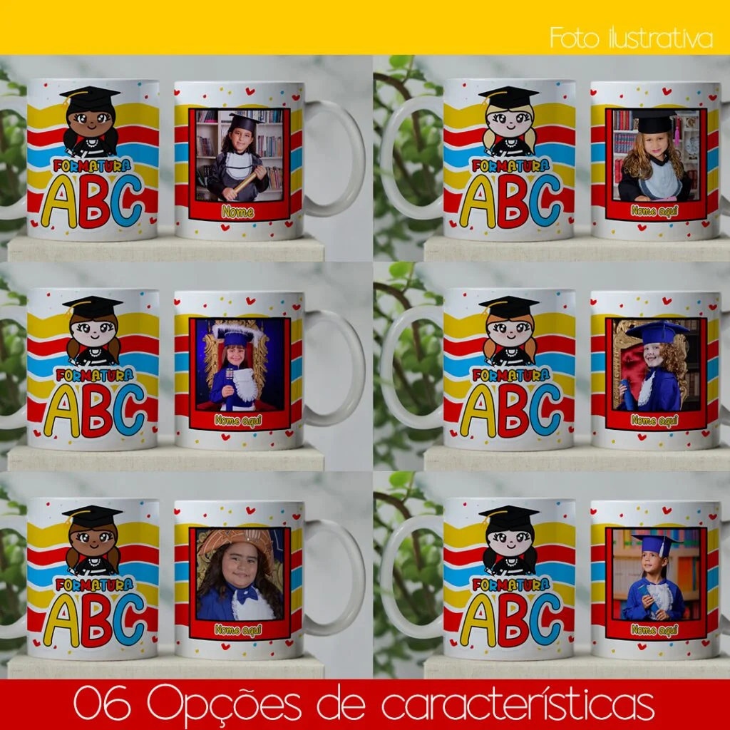 Kit Digital | Canecas – Formatura ABC Meninas - Imagem 3