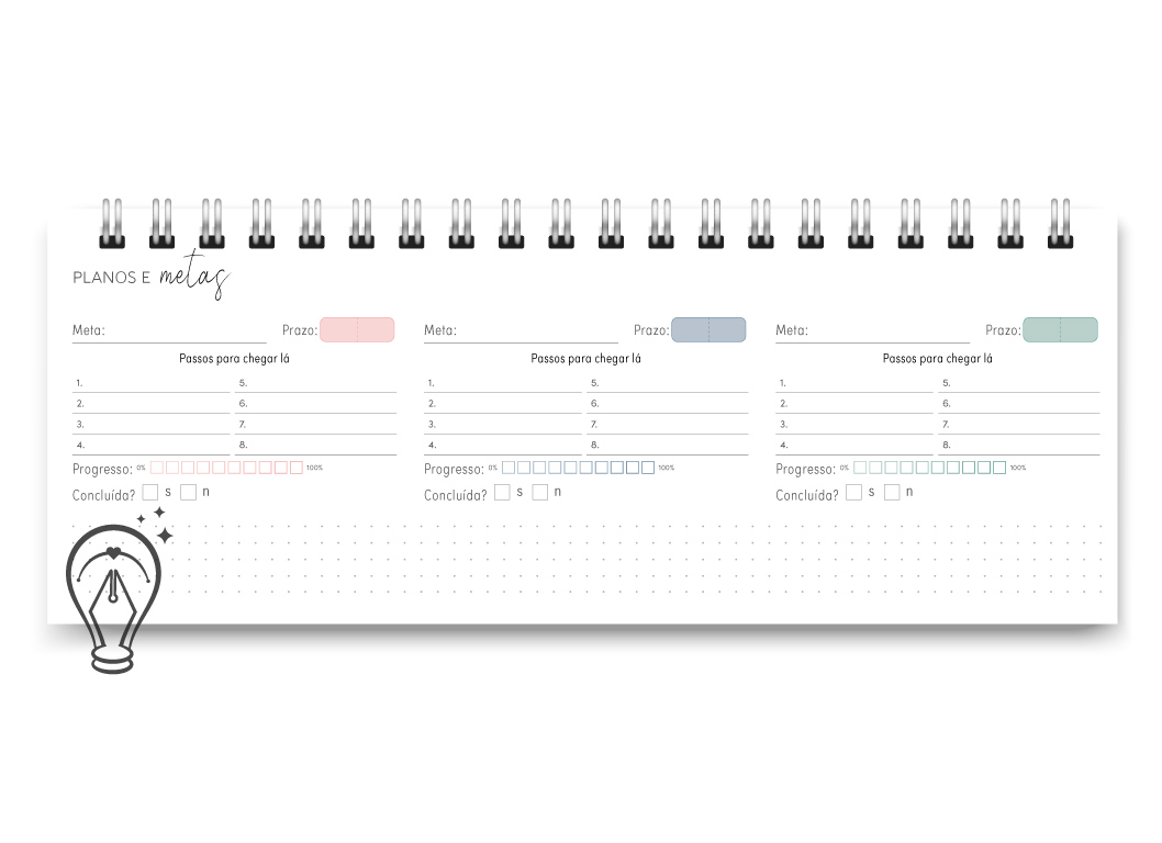 Miolo digital – DeskPlanner Cores 2026 - Imagem 10