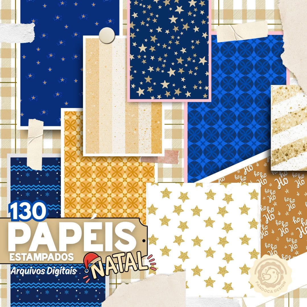 Papéis Digitais Estampados Natal 2025 - Imagem 8