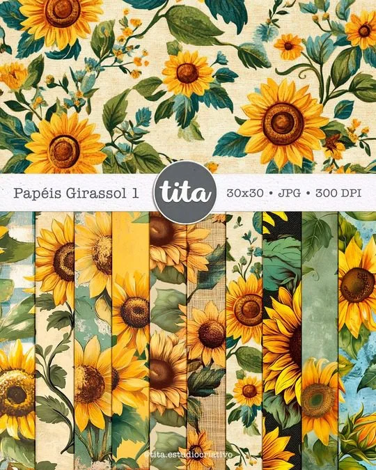 Alma de Girassol – Combo de Papéis (Tita) - Imagem 5