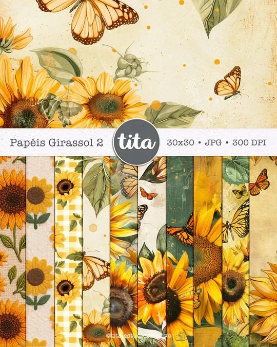 Alma de Girassol – Combo de Papéis (Tita) - Imagem 4