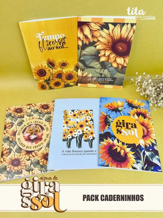 Alma de Girassol – Pack Caderninhos (Tita)