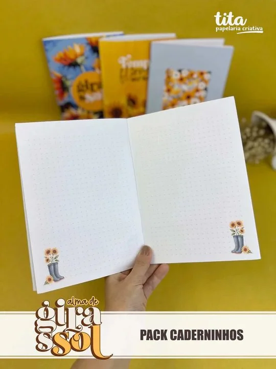 Alma de Girassol – Pack Caderninhos (Tita) - Imagem 4