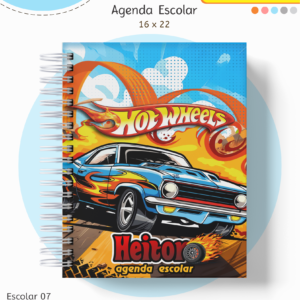 Hotwheels – Kit Escolar 2026 (Lina Criativa)