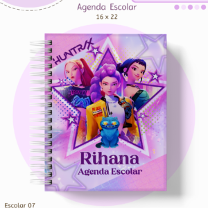 Guerreira do KPop – Kit Escolar 2026 (Lina Criativa)