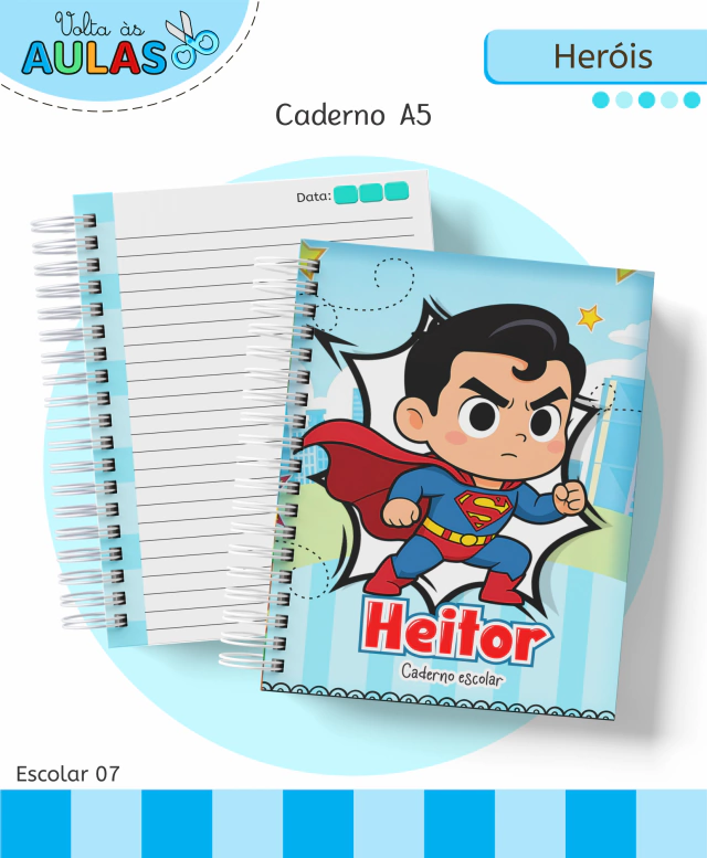 Heróis – Kit Escolar 2026 (Lina Criativa) - Imagem 13