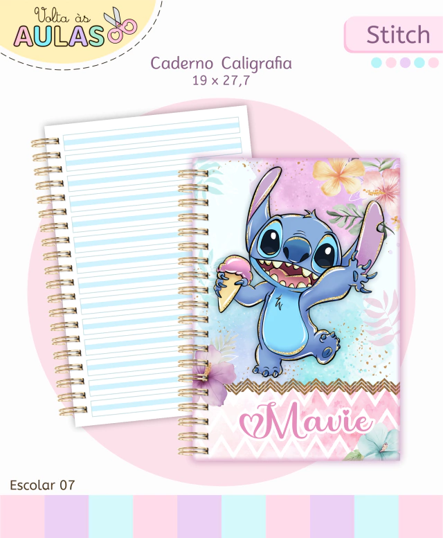 Stitch – Kit Escolar 2026 (Lina Criativa) - Imagem 5