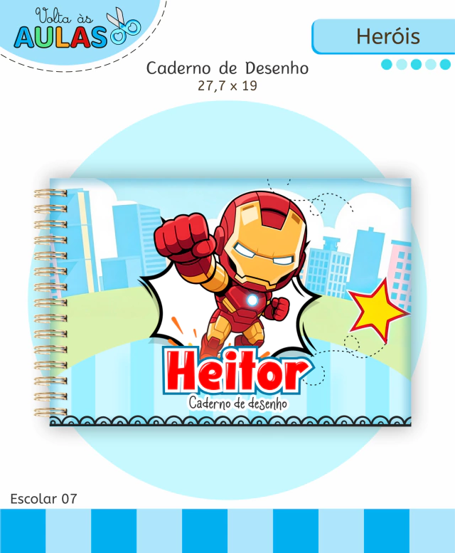 Heróis – Kit Escolar 2026 (Lina Criativa) - Imagem 9