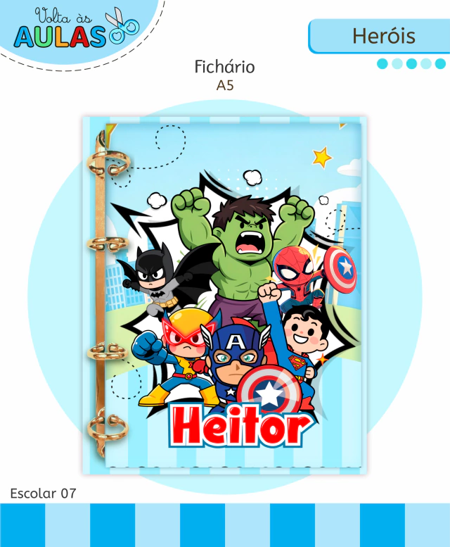 Heróis – Kit Escolar 2026 (Lina Criativa) - Imagem 6