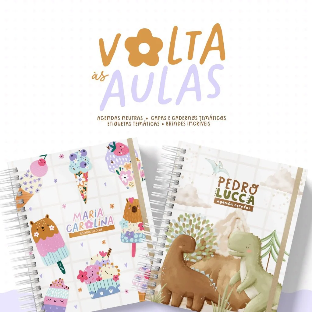 Coleção Volta às Aulas Completa 2026 (Papel Amado)