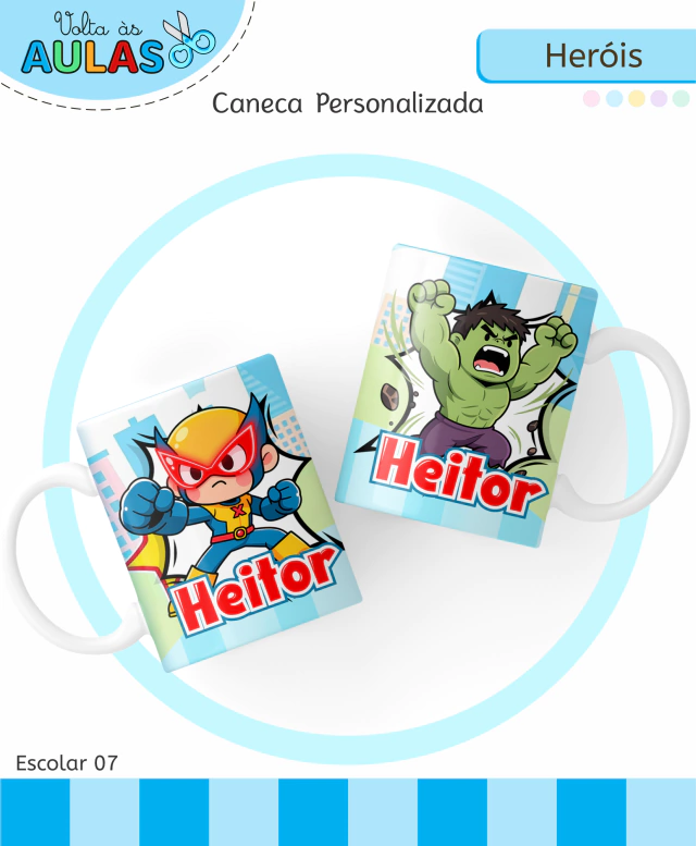 Heróis – Kit Escolar 2026 (Lina Criativa) - Imagem 4