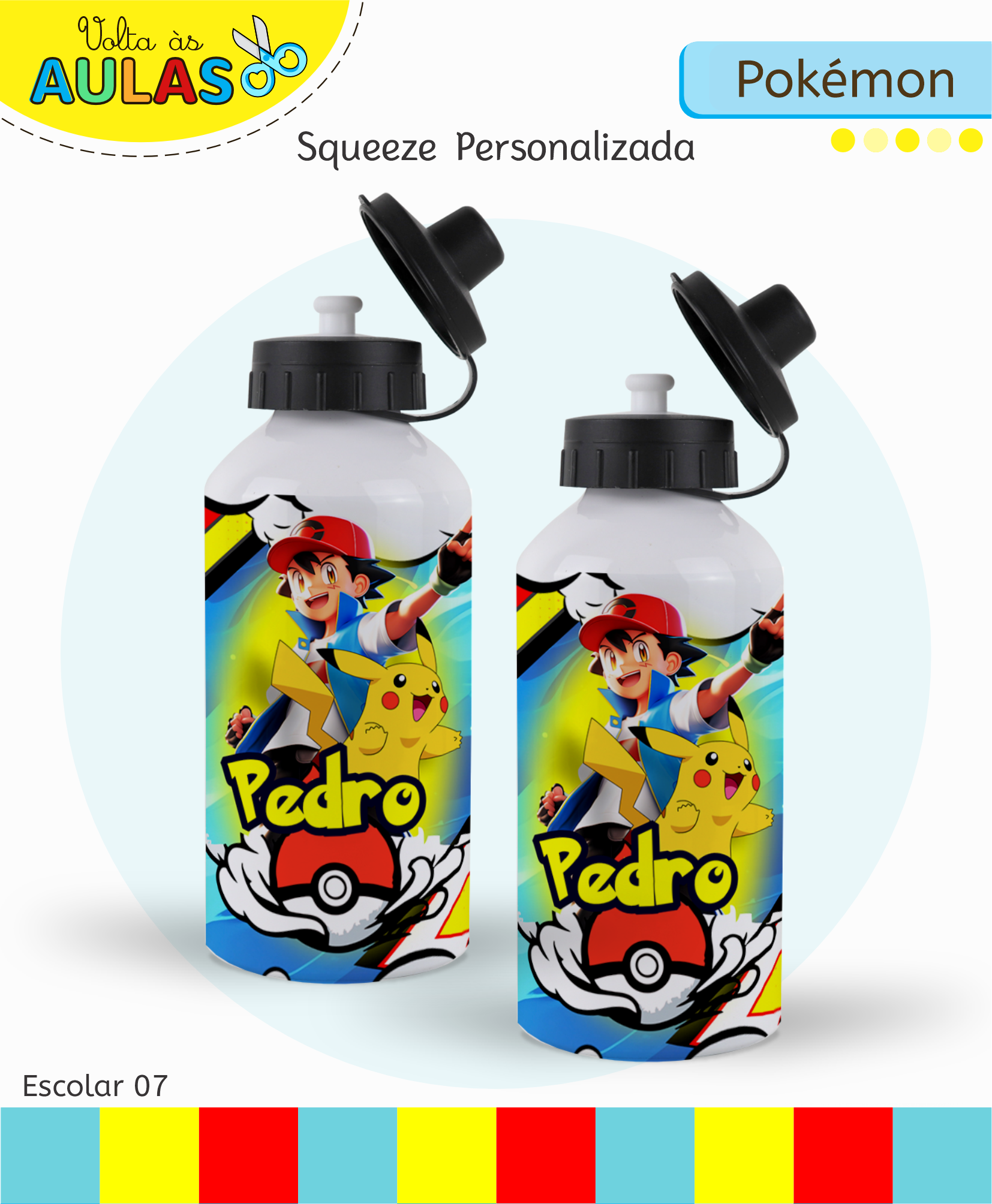 Pokemon – Kit Escolar 2026 (Lina Criativa) - Imagem 10