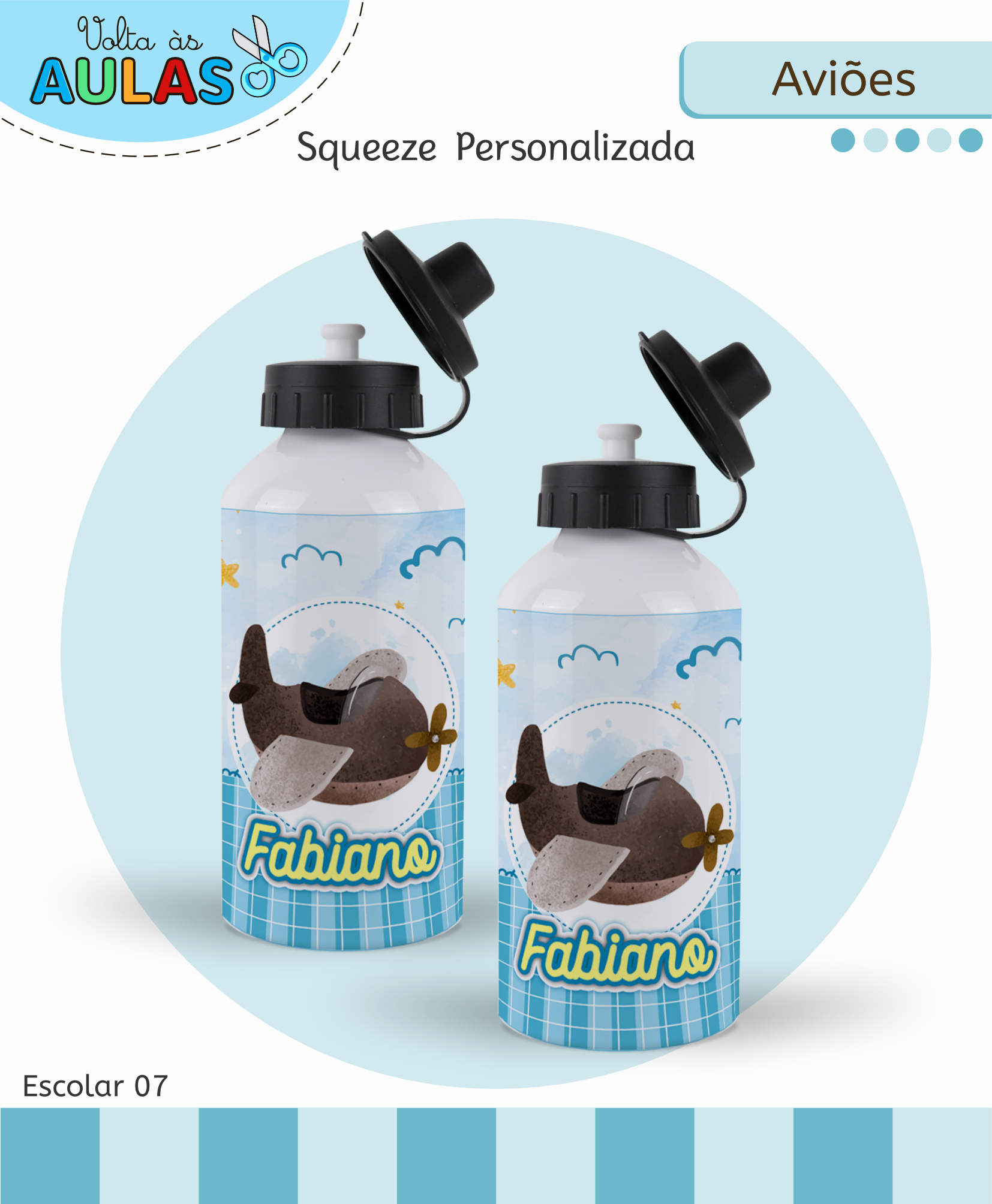 Aviões – Kit Escolar 2026 (Lina Criativa) - Imagem 10