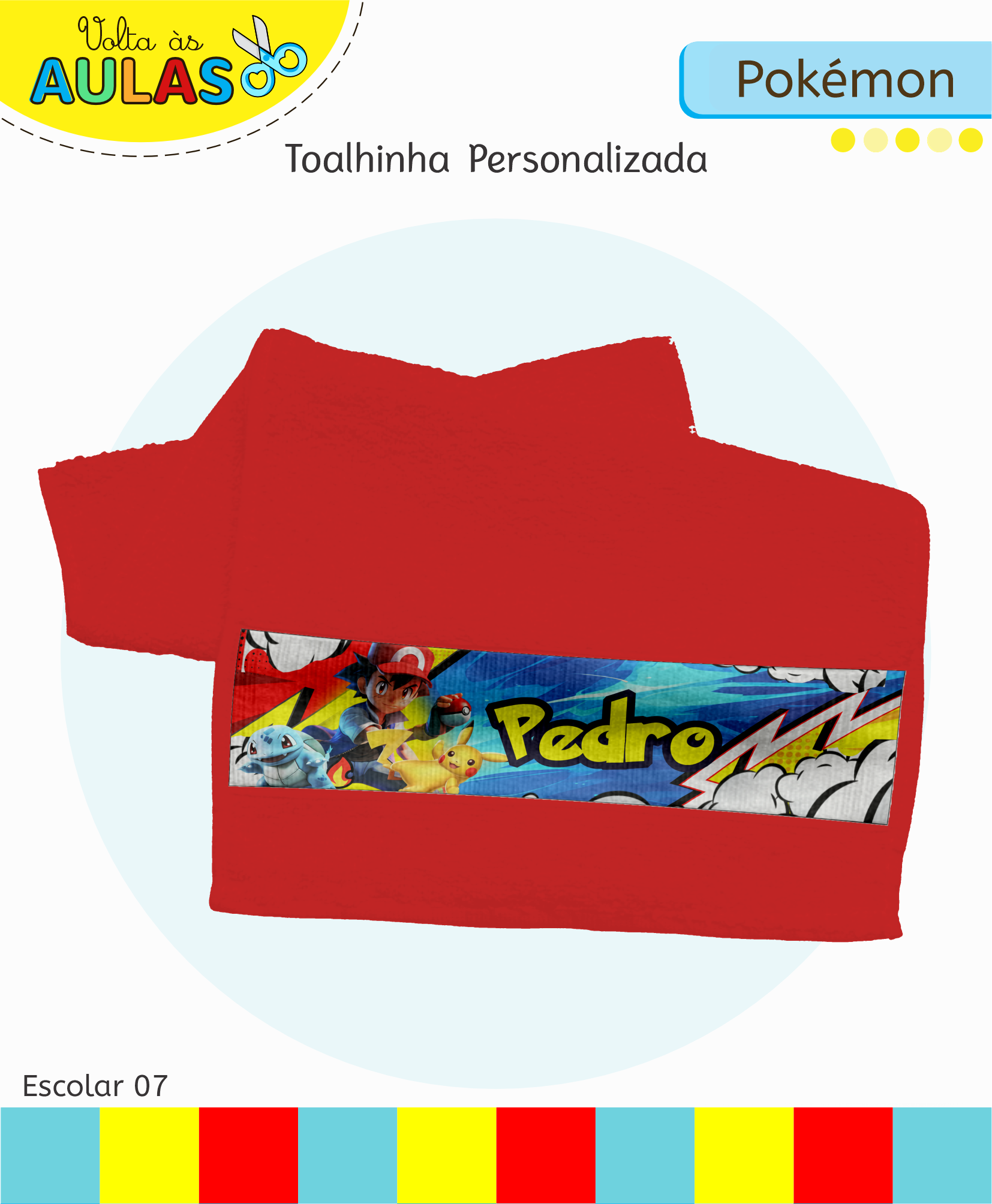 Pokemon – Kit Escolar 2026 (Lina Criativa) - Imagem 11