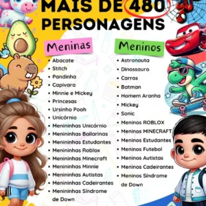 Volta às Aulas 2025 – Etiquetas Escolares