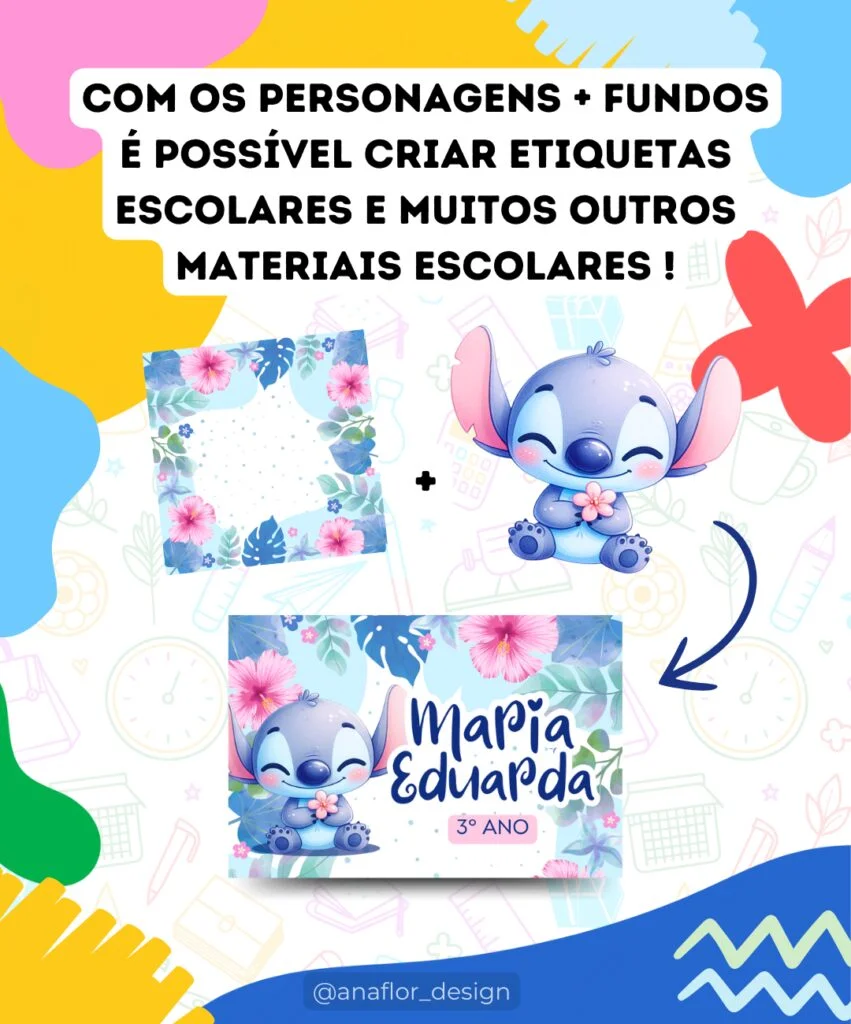 Volta às Aulas 2025 – Etiquetas Escolares - Imagem 2