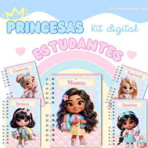 Coleção Princesas Estudantes - Volta às Aulas