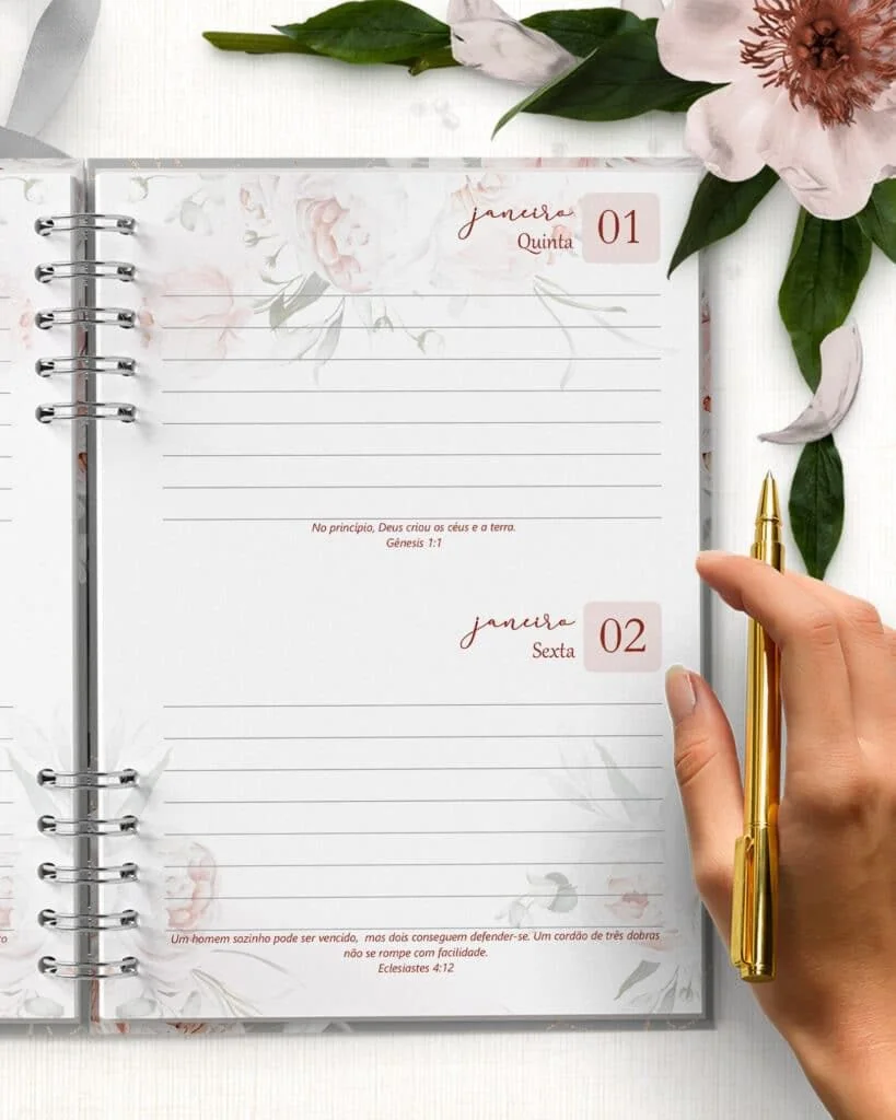 COMBO 10 Agendas 2026 e Permanente COM e SEM VERSÍCULOS e HORÁRIOS Believe (Bicho Papel) - Imagem 6